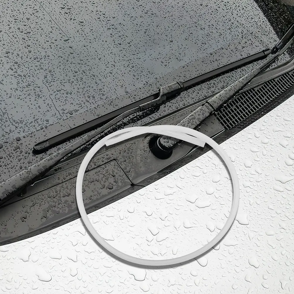 5Pcs Silicone Wiper Blade Refill Strips Frameless Windshield Wiper Replacement Universal Car Accessories for Clear Streak-Free