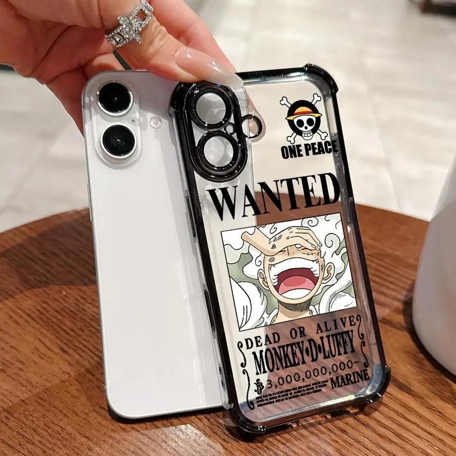 One Piece Luffy Phone Case for iPhone 14 15 16 17 Pro Max