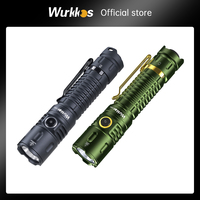 Wurkkos TD04 21700 Rechargeable Two Mode Group Tactical XHP50D HI Flashlight USB-C 3000 Lm Torch IP68 Waterproof EDC Tail Switch
