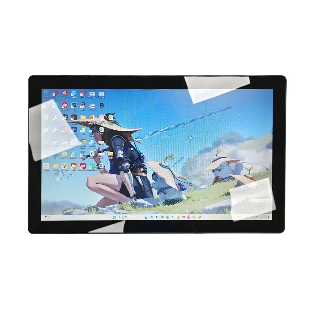 18.5 Inch FHD HDR IPS USB C External Screen with Dual Speakers VESA Full HD Display Tureflat Touch IndustrialMonitor