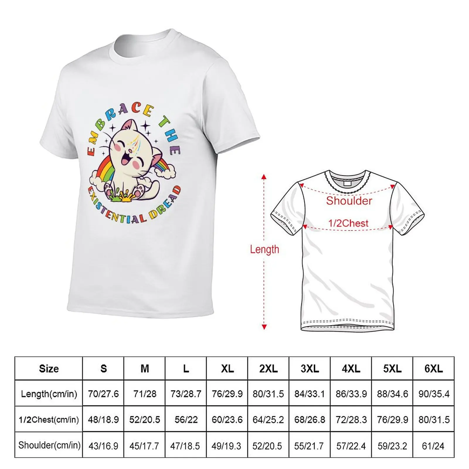 Embrace the existential dread T-Shirt Sun Protective Outdoor Tee Top