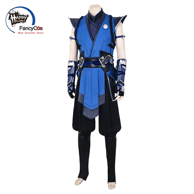 IN STOCK Sub Zero Mortal Kombat 1 Cosplay Bi Han Costume MK 1 Sub-Zero Cosplay Halloween Costume Customized Carnival