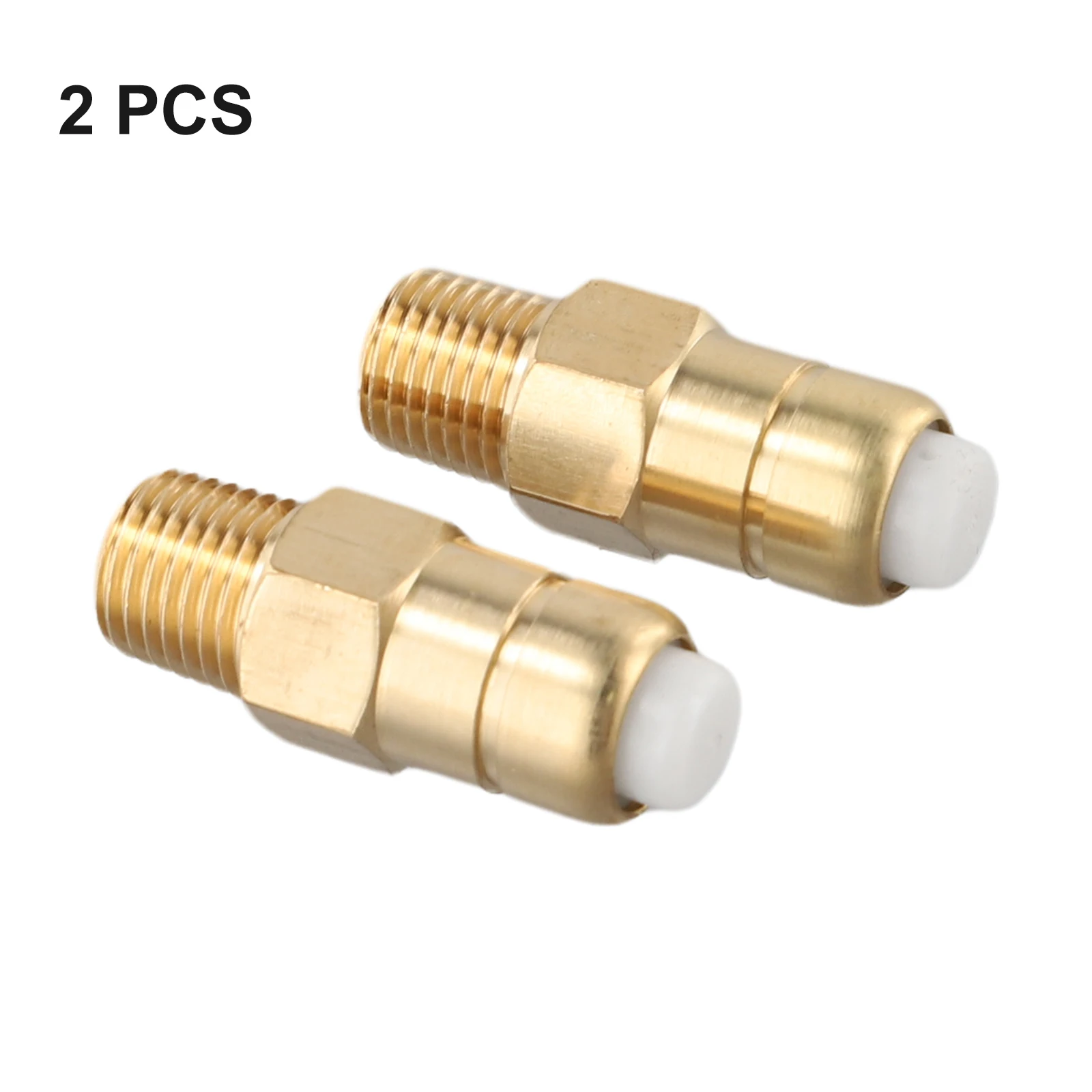 2pcs for Tool Daily Thermal Release Valve High For Pressure Washer Pump Valve 1/4 Inch NPT Solid Brass Construction