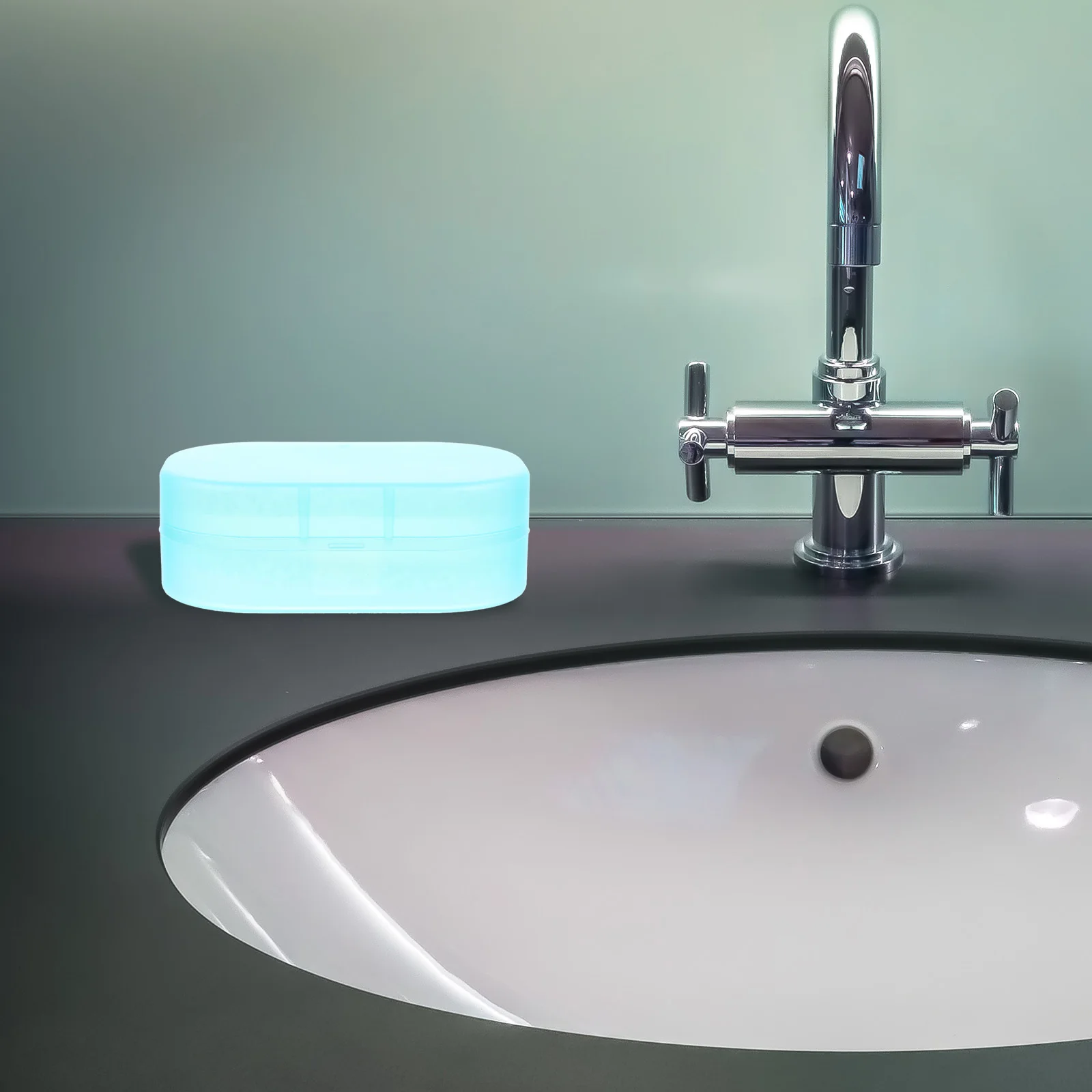 

Soap Box Transparent With Absorbent Sponge Multi-Functional Storage For Bathroom Shower Travel Organizer Holder Container