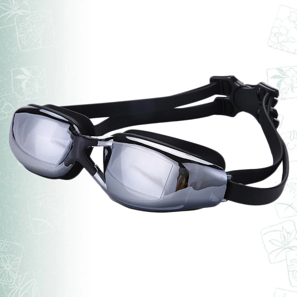 

Beach Pool Accessories Anti-fog Swimming Glasses Silicone UV-block Eyewear Adjustable Goggles
