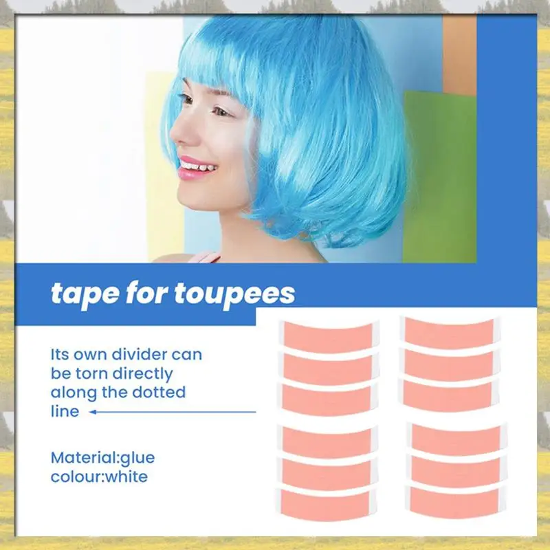 

Hot Sale 108Pc/Lot Super Strong Duo-Tac Wig Double Tape Adhesive Extension Hair Strips For Toupees/Lace Wig Film Slitting Line