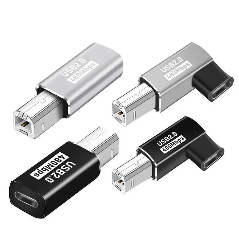 

10 шт., адаптер USB Type-C (мама)-USB B (папа)