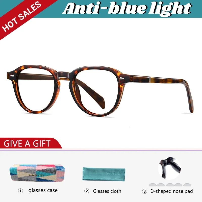 VICKY Vintage Polarised Prescription Sunglasses Women Classic Anti Blue Ray Glasses Men Myopia Prescription Photochromic Glasses