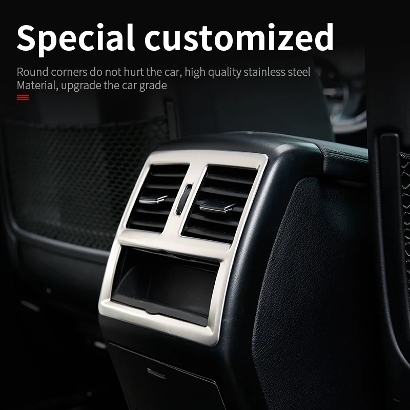 For Mercedes Benz ML350 320 2012 GL X166 GLE Coupe C292 amg W166 350d GLS carbon Air Condition Frame Cover Interior accessories