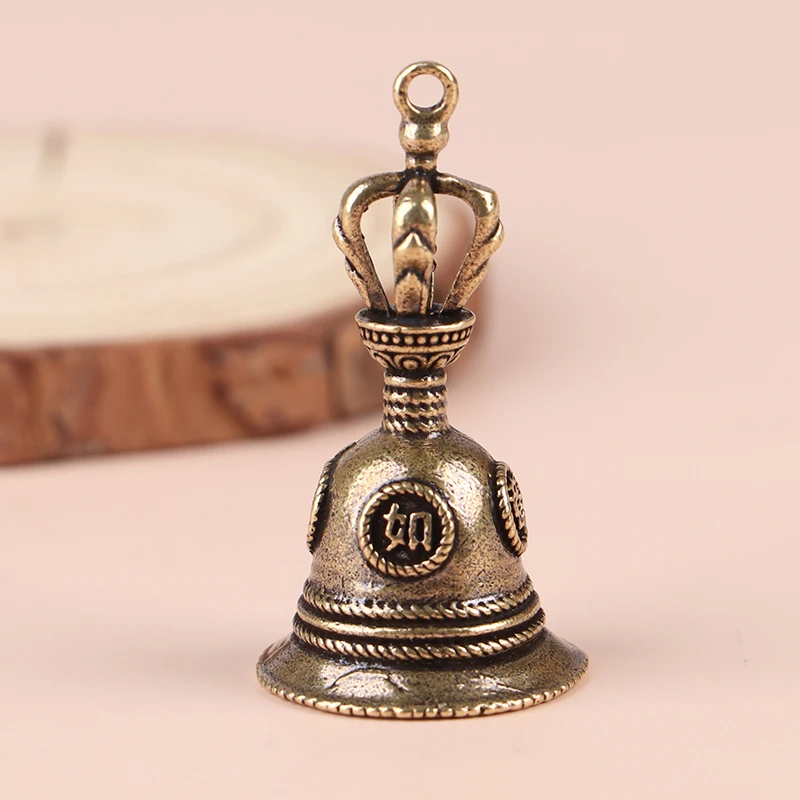 Copper Hand Bell Vintage Home Desktop Decoration Teaching Equipment Unique Portable Handbell