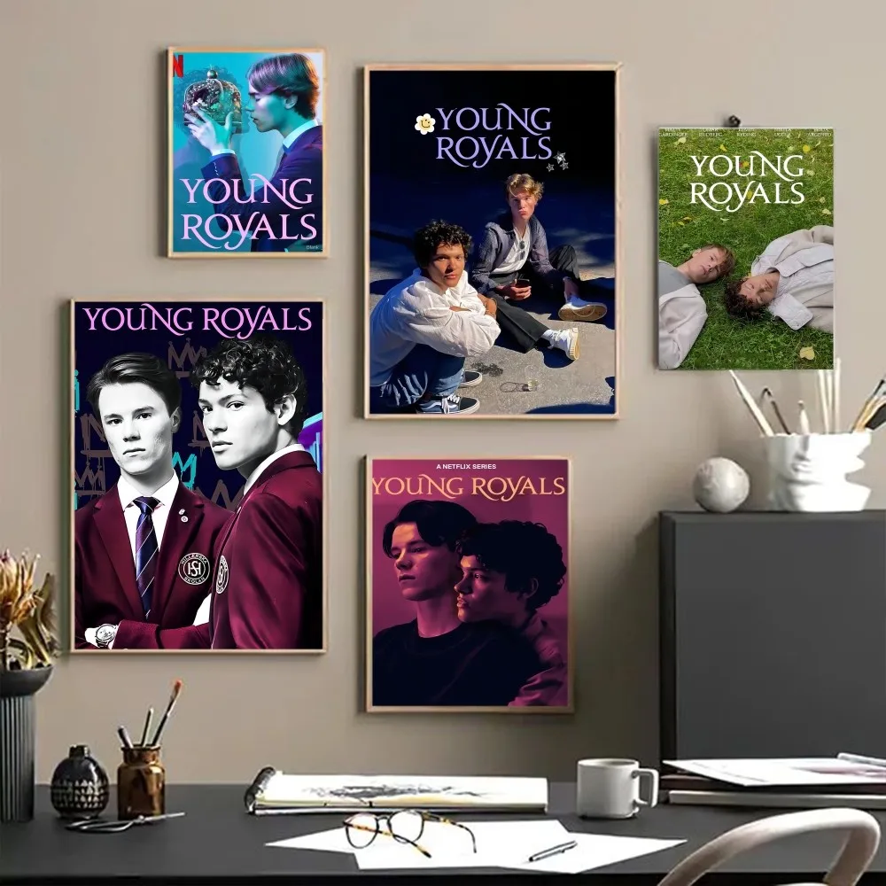 Young Royals TV Show Vintage Posters Sticky Whitepaper Prints Posters Artwork Posters Wall Stickers