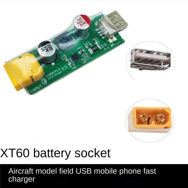 DT201 Newest 3S-6S Battery Charger USB Fast Charging Charger Converter Plug for RC Airplane Helicopter FPV Racing Battery