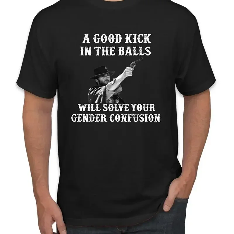 A Good Kick In The Balls Solves Gender Confusion Men T Shirt