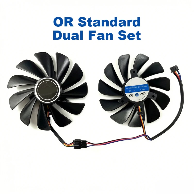 95MM CF1010U12S DC12V 0.45A 4Pin GPU Cooling Fan Replacement For ASRock Radeon RX 5700 RX 5700 XT Challenger Cooler