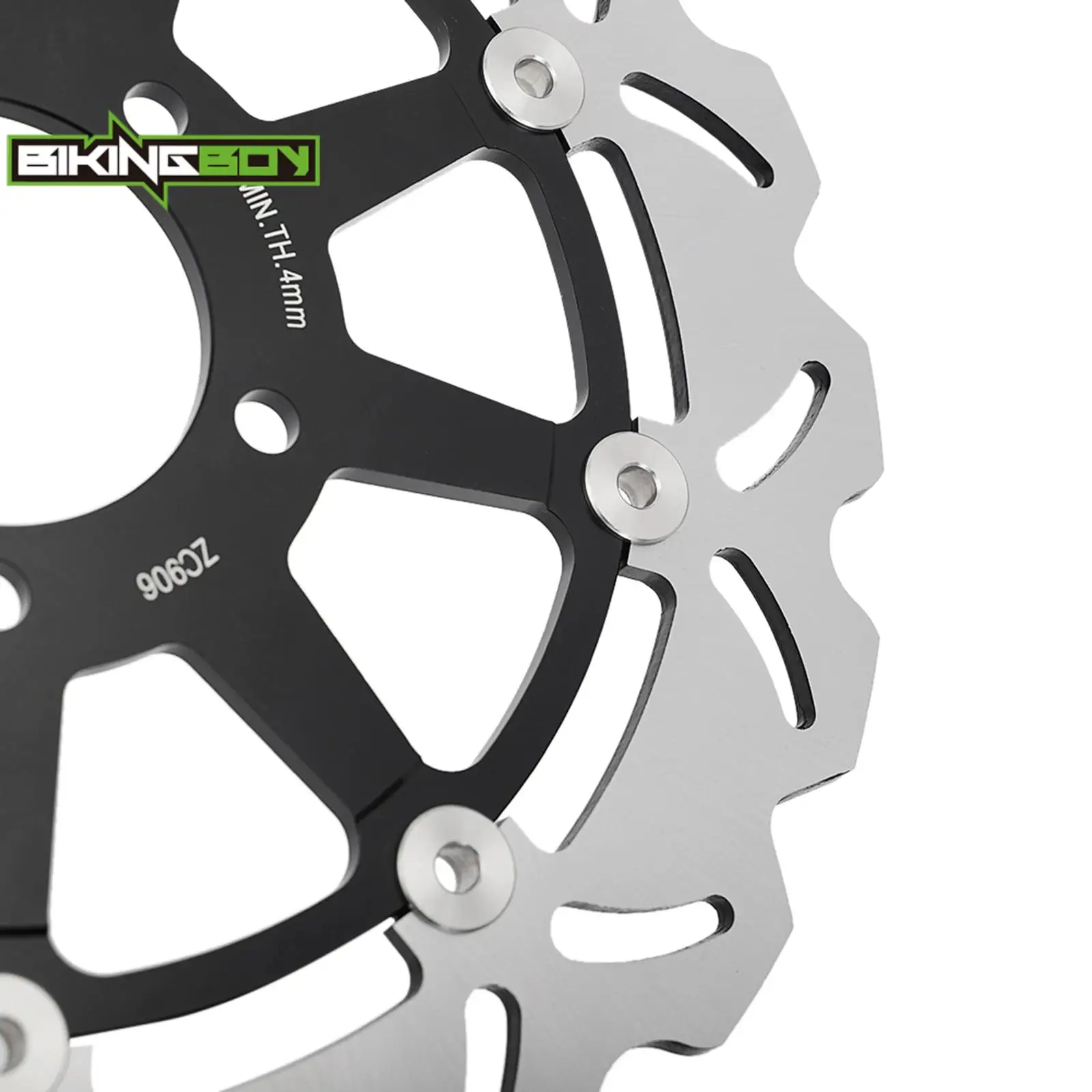 BIKINGBOY For Suzuki GSX-R GSXR 750 96 97 98 99 TL1000R 98 99 00 01 02 03 K1 K2 K3 Front Rear Brake Discs Disks Rotors + Pads view 6