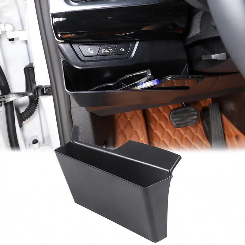 

For BMW X1 U11 2023-2024 Car Steering Wheel Side Storage Box Cell Phone Sunglasses Holder Organizer Box Interior Accessories