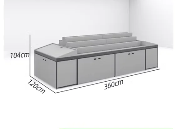 Fruit shelf display shelf Stepped fruit shelf multi-layer wall display cabinet fruit store middle island shelf fruit and vegetab