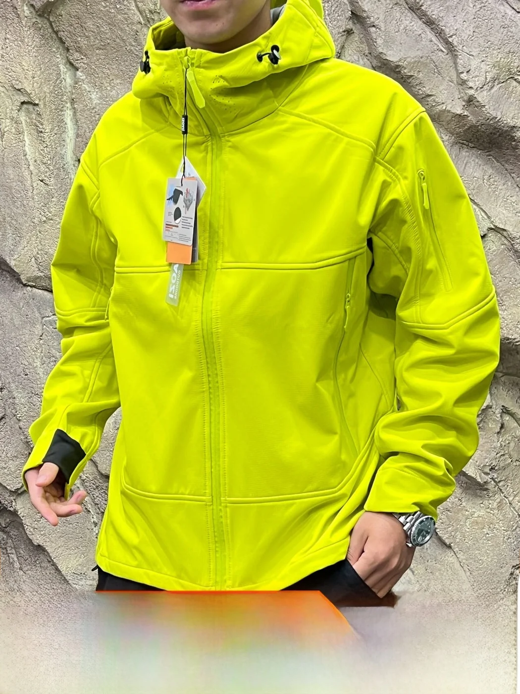 Commute Ready! Access Controlled! Laser Punched! Zippered Underarm! Fleece Lined! Outdoor Soft  Jacket for Men And Women
