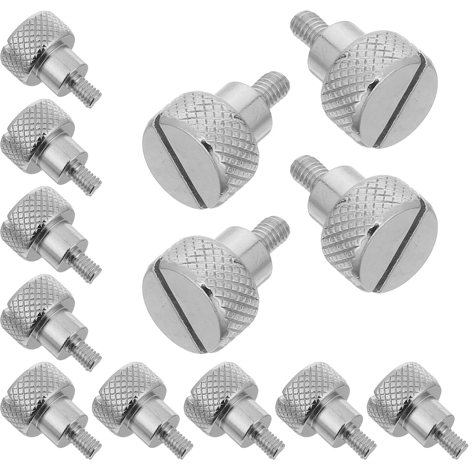 

20Pcs Sewing Machine Presser Foot Thumb Screws 5Mm 0.2inch Threaded Knurled Hand Fastener Sewing Repair Parts