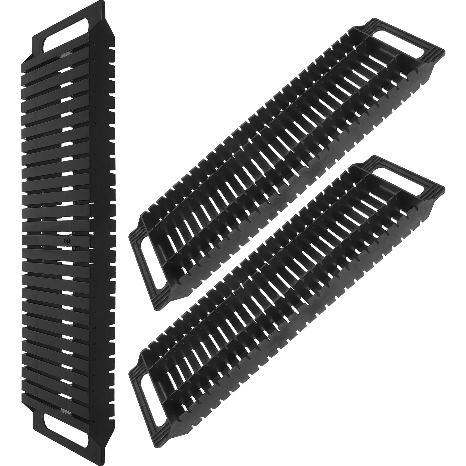 

3Pcs Anti-Static Bar Bracket Pcb Rack 25-Slot Circuit Board Holder Storage Stand Drying Rack Esd Circulation Shelf