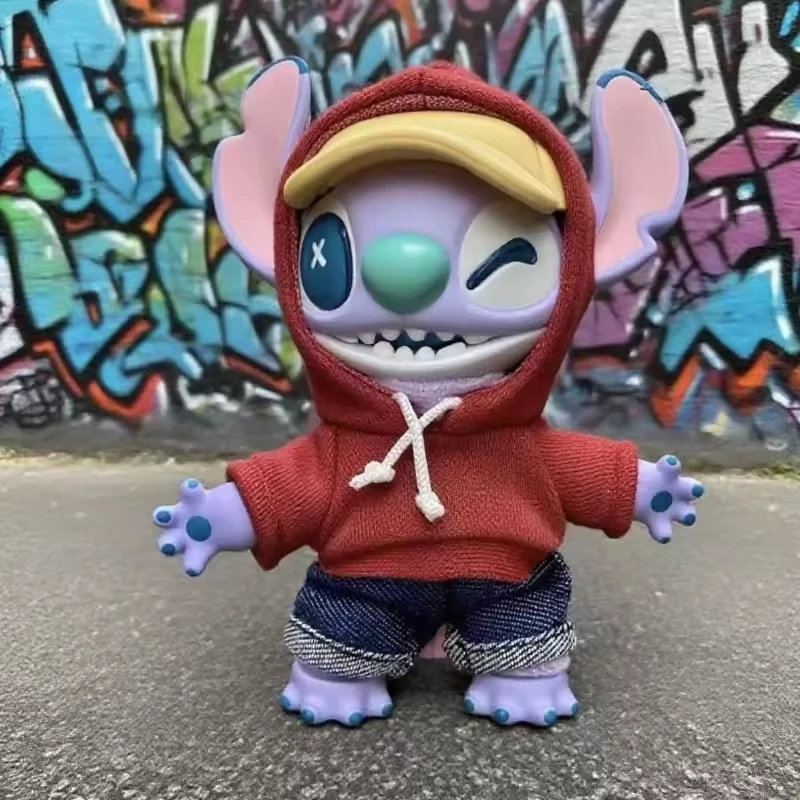 Nuevo juguete MINISO de moda Stitch Gen Z Street Series caja ciega juguetes de vinilo muñeca bonita caja misteriosa bolsa colgante decoración regalo sorpresa