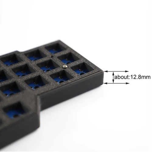 Imagen 2 del producto YMDK 2,4 Ghz inalámbrico Split Corne V4 46 ergonómico intercambiable en caliente 40% diseño 3D Vial de resina Kit de teclado para juegos programable con todas las teclas