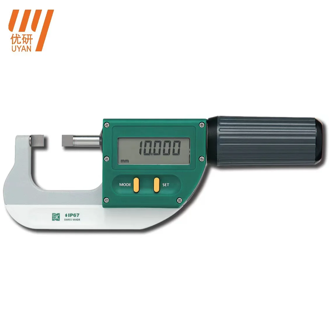 

SK Niigata Seiki S-LINE Series Digital Display Blade Micrometer, Waterproof Micrometer MCD-25IP67BS2