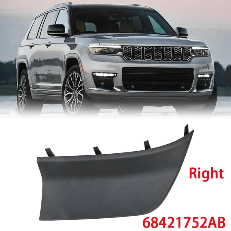 Mega Sale Front Stone Deflector for Jeep Grand Cherokee 21-24 Fascia Spat Side Fender Trim Replacement 68421752AB 68421753AB Ri