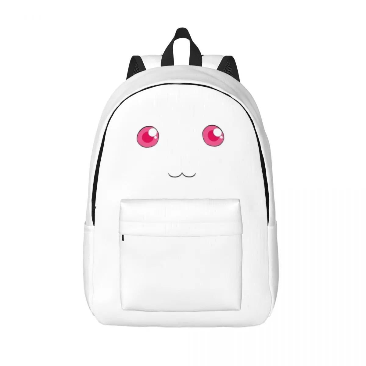 

Kyubey - Puella Magi Madoka Magica Backpack Elementary High College School Student Bookbag Men Women Canvas Daypack Travel