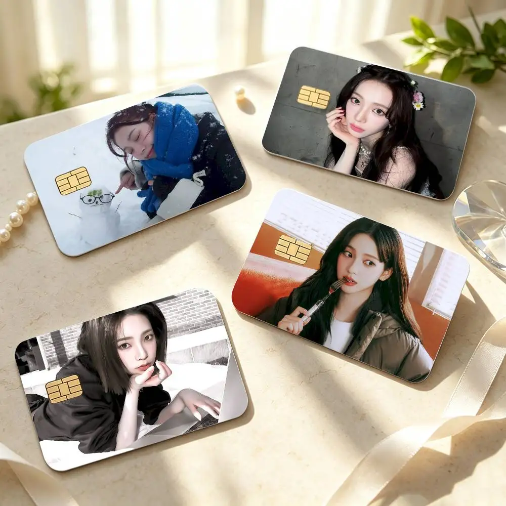 Best Seller Idol K-Karina  HD Credit Card Stickers Game Card Decal Small Chip Waterproof Sticker Gift Decor
