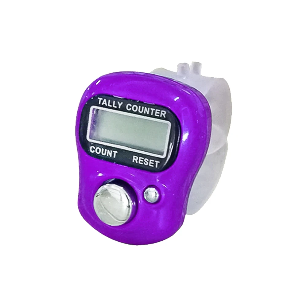 1Pcs Finger Counter Compass Islamic Tasbih Bead 5 Digital LED Electronic Handheld Tally Counter Clicker Counter Ring Counters