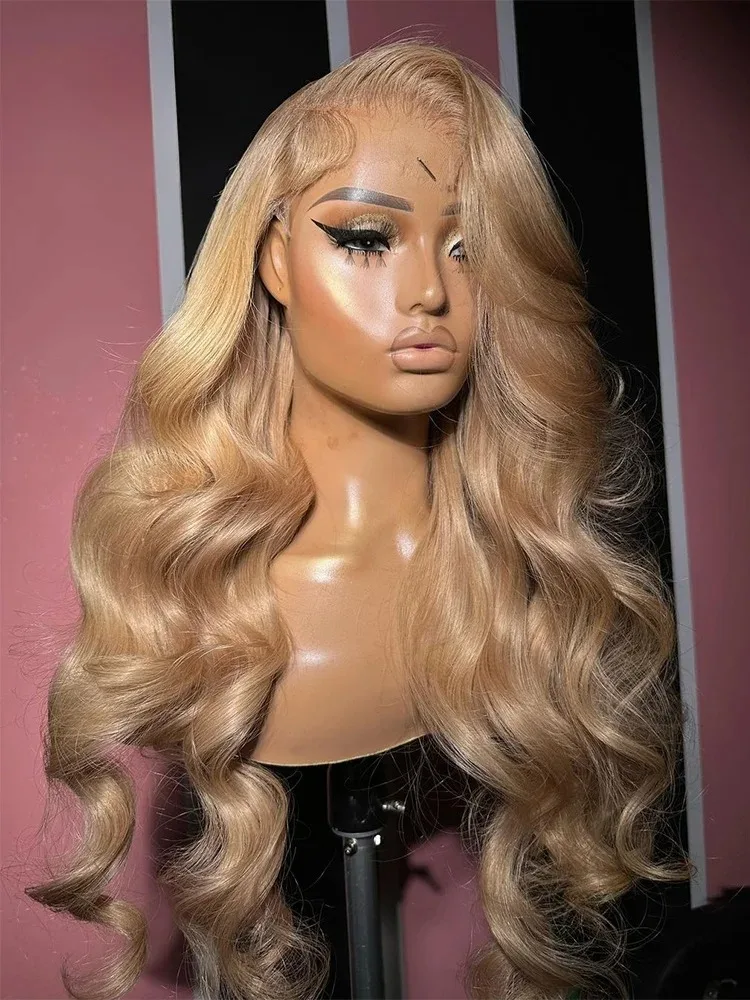 honey-blonde-13x4-hd-long-body-wave-lace-fornt-wig-dirty-blonde-glueless-synthetic-lace-frontal-wig-preplucked-cosplay-for-women