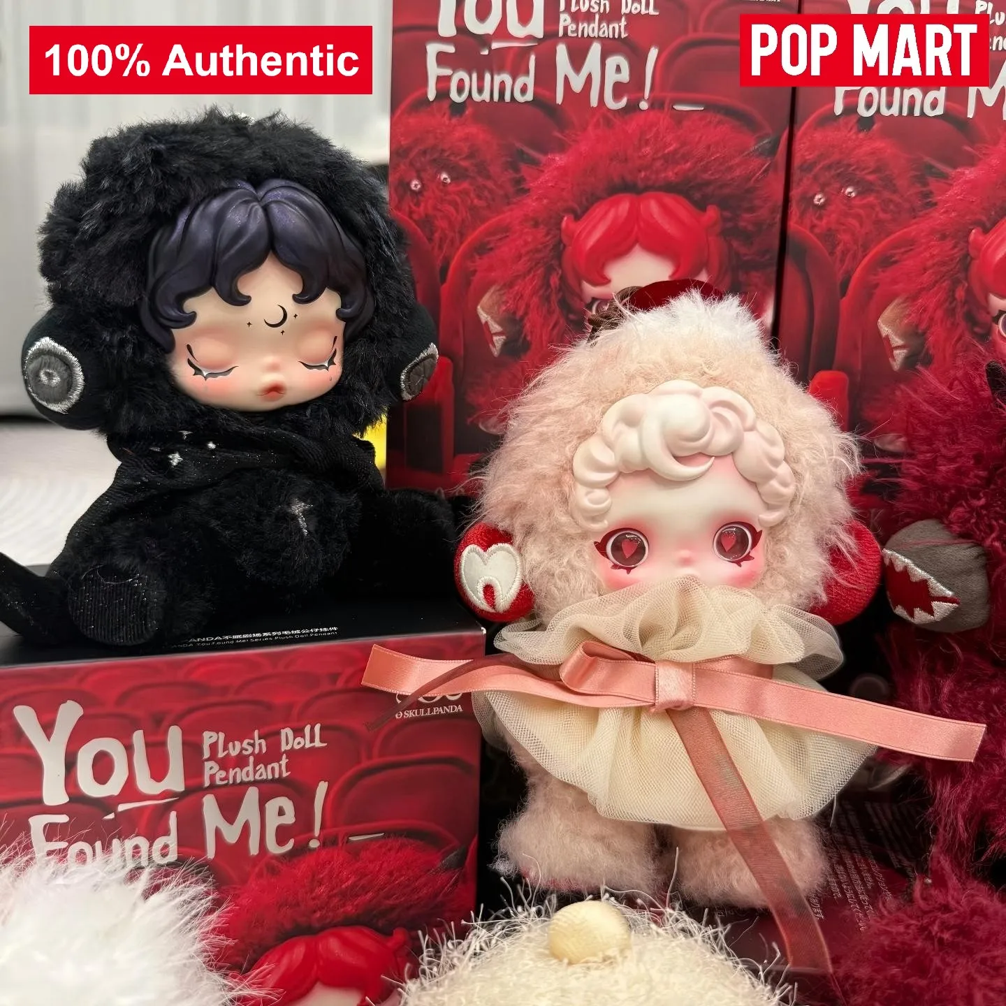 POPMART スカルパンダ YOU FOUND ME シリーズ ブラインドボックス グッズバッグ デスクトップデコレーション キュートモデル ギフト 女の子向け ブラインドバッグ おもちゃ アニメフィギュア