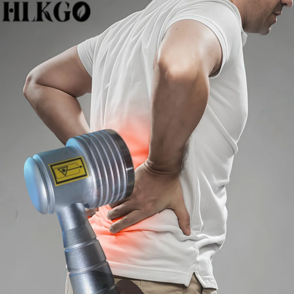 

Strong Pain Relief Medical Laser, Class 4 1055mW Cold Therapy 650/808nm for Treating Shoulder Neck Back Joint Injuries and Sprai