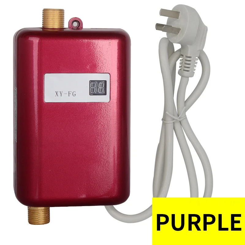 【Hot】Instant mini kitchen water heater, household storage-free bath, constant temperature quick heating small electric water hea