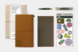 travelers traveler's Ace Hotel × TRC Tokyo Limit leather journal notebook regular  version journaling inserts inner page Sticker