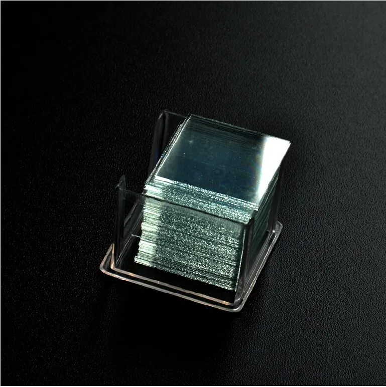 100 PCS 18x18mm Square Microscope Glass Slide Cover Slips Blank Slides