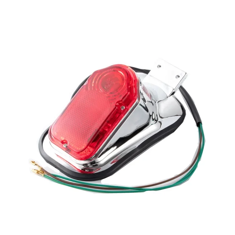 12v Motorcycle Bike Tombstone Brake Tail Light Signal Lamp Rear Taillight For Harley Honda Yamaha Suzuki Kawasaki