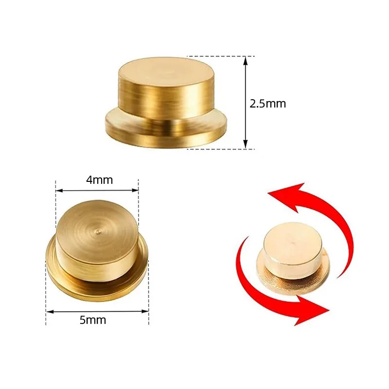 10pcs New Mini Universal Rotating Bearing Accessories For Nail Art Spinning Nail Charms Art Rotating Charm Rotating Bearing Nail
