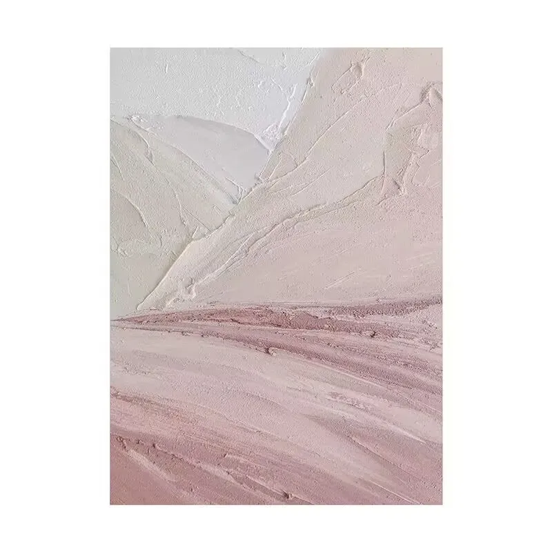 

Modern Abstract Warm Color Hand Drawn Oil Painting,Hanging Picture For Home, Living Room,Bedroom，Sofa Background Wall Decoration
