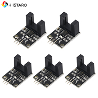 5pcs Beam photoelectric sensor Electric motor counter speed test module LM393 groove coupler module