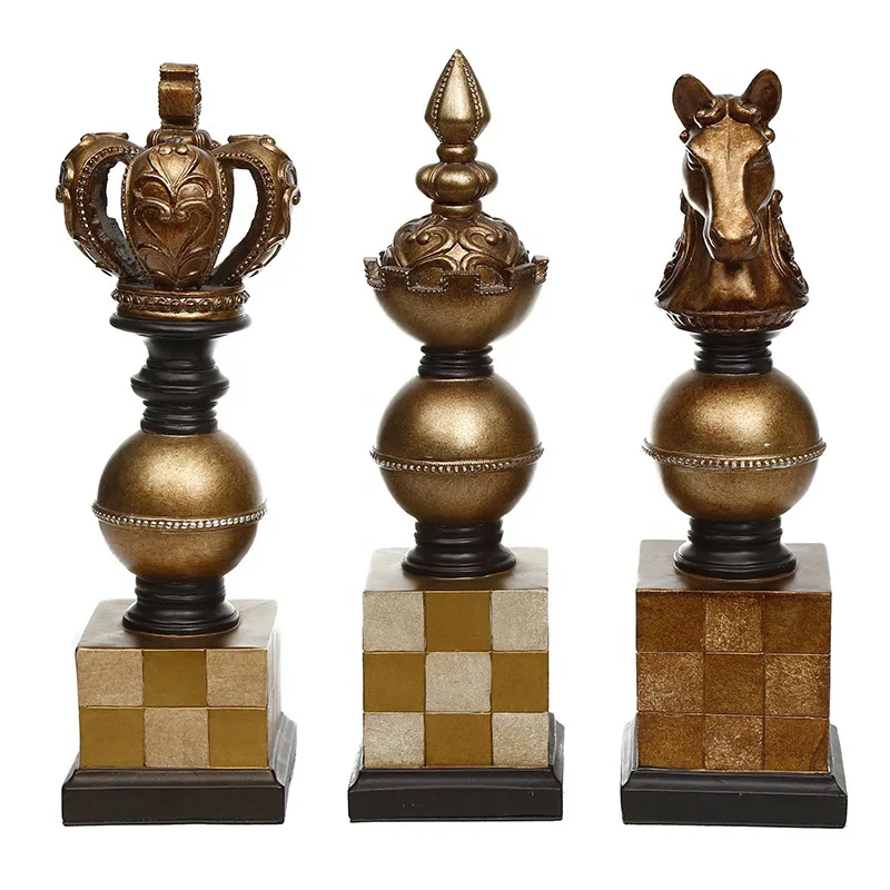 

Creative chess resin ornament Home window Model house Entrance Home decoration Chess resin decoration