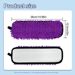 Mop Pads for Swiffer PowerMop Refills Reusable Heavy-Duty Microfiber Washable Pad for Multi-Surface and Wood Mop