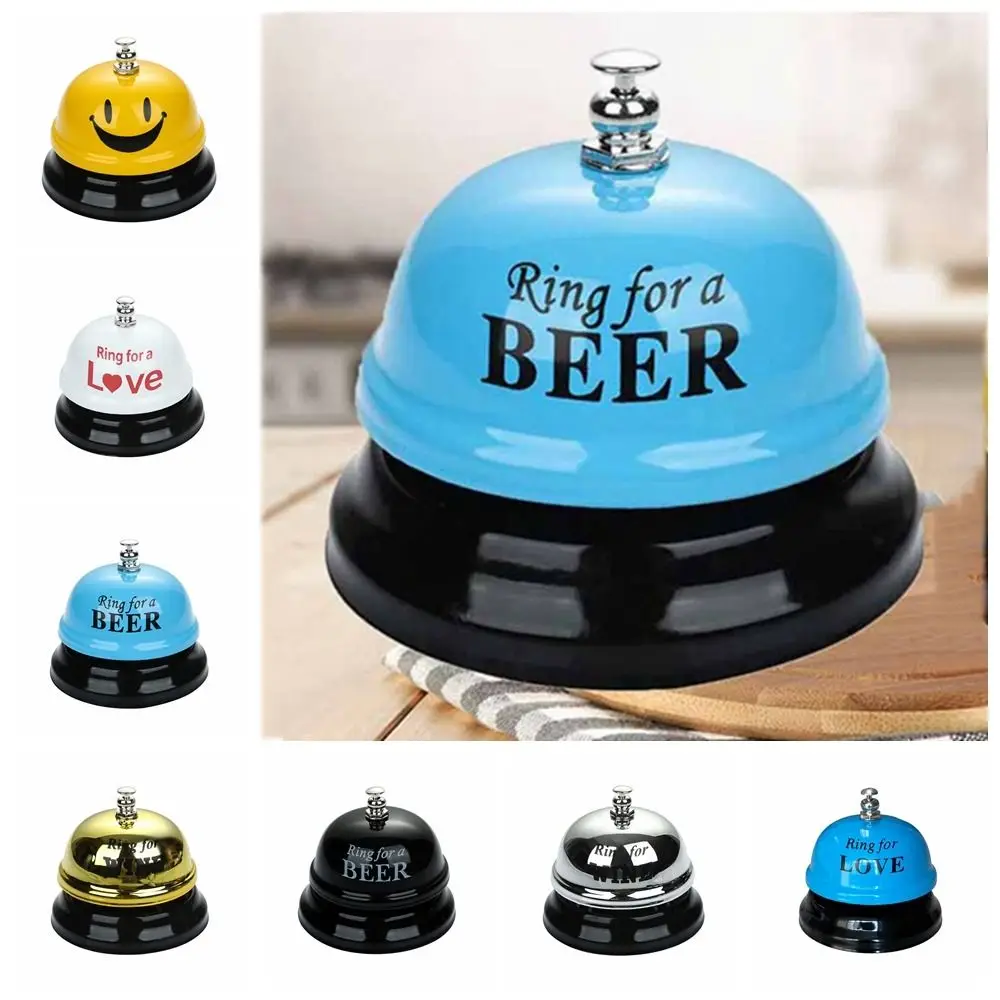 Easy Use Stable Base Desk Call Bell Alloy Craft Novelty Restaurant Timer Funny Metal Service Bell Meal Bell Reminder