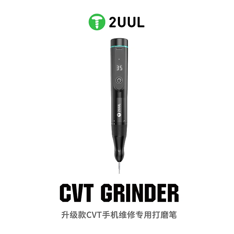 Amoladora 2UUL DA84 CVT versión Pro puerto de carga tipo C Control de velocidad continuo pluma de pulido para almohadillas de reparación de teléfonos pulido de chips