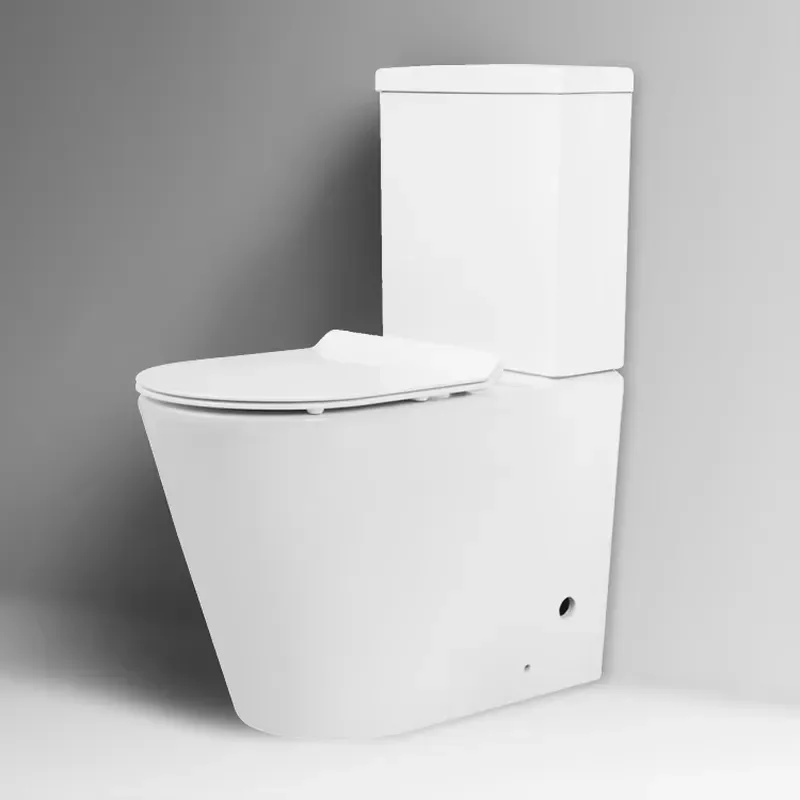 Modern High-Quality Ceramic Stand Floor WC Easy-Clean Bathroom Home Best Two-Piece Toilet