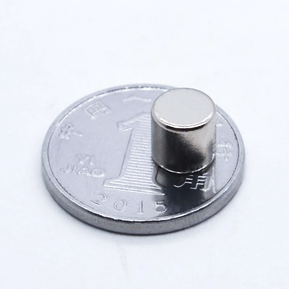 2-1000pcs magnet strong magnetic patch cylindrical 6x6 mm strong small magnet 6 * 6mm high strength magnetic steel small magnet