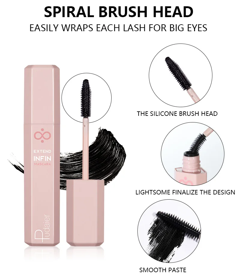 High Quality Mascara Styling Waterproof Lashes Lengthening Makeup Gives Lashes Volumizing Curling Smudge-Free Lashe Mascara Base