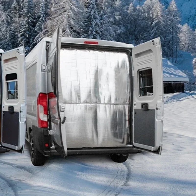 RV Tailgate Insulation Curtain for Fiat Ducato X250/X290 Peugeot Boxer Citroen Relay Camper Van - Rear Door Draft Stopper Curtai