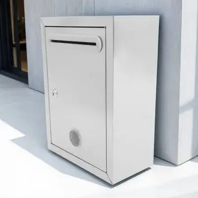 Настенный запираемый ящик из нержавеющей стали, предложение для пожертвований, почтовый ящик для голосования, безопасность, доступное хранение для голосования в общении